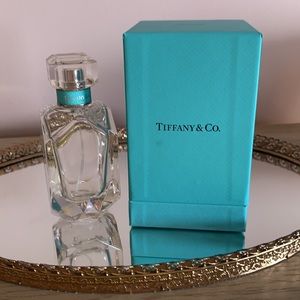Tiffany & Co. empty perfume bottle with box